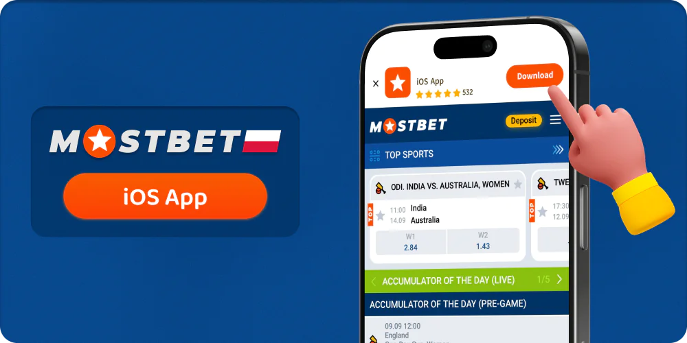 Instrukcja instalacji aplikacji Mostbet na iOS