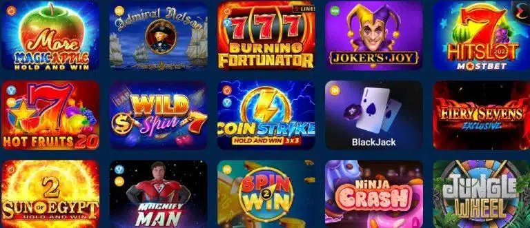 Automaty do gry w Mostbet